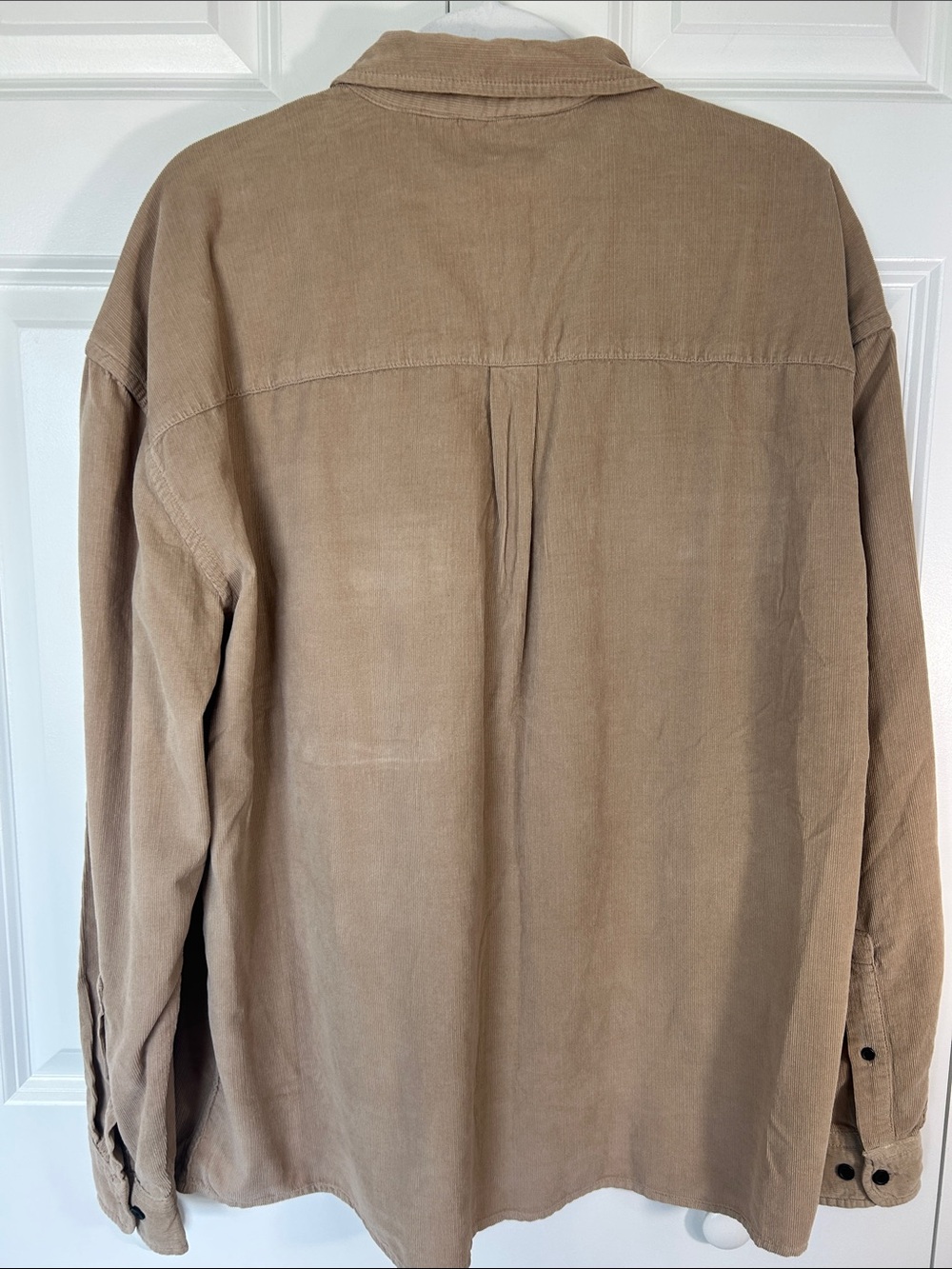 ASOS Tan Casual Button-Down Long Sleeve Shirt - Picture 5 of 8